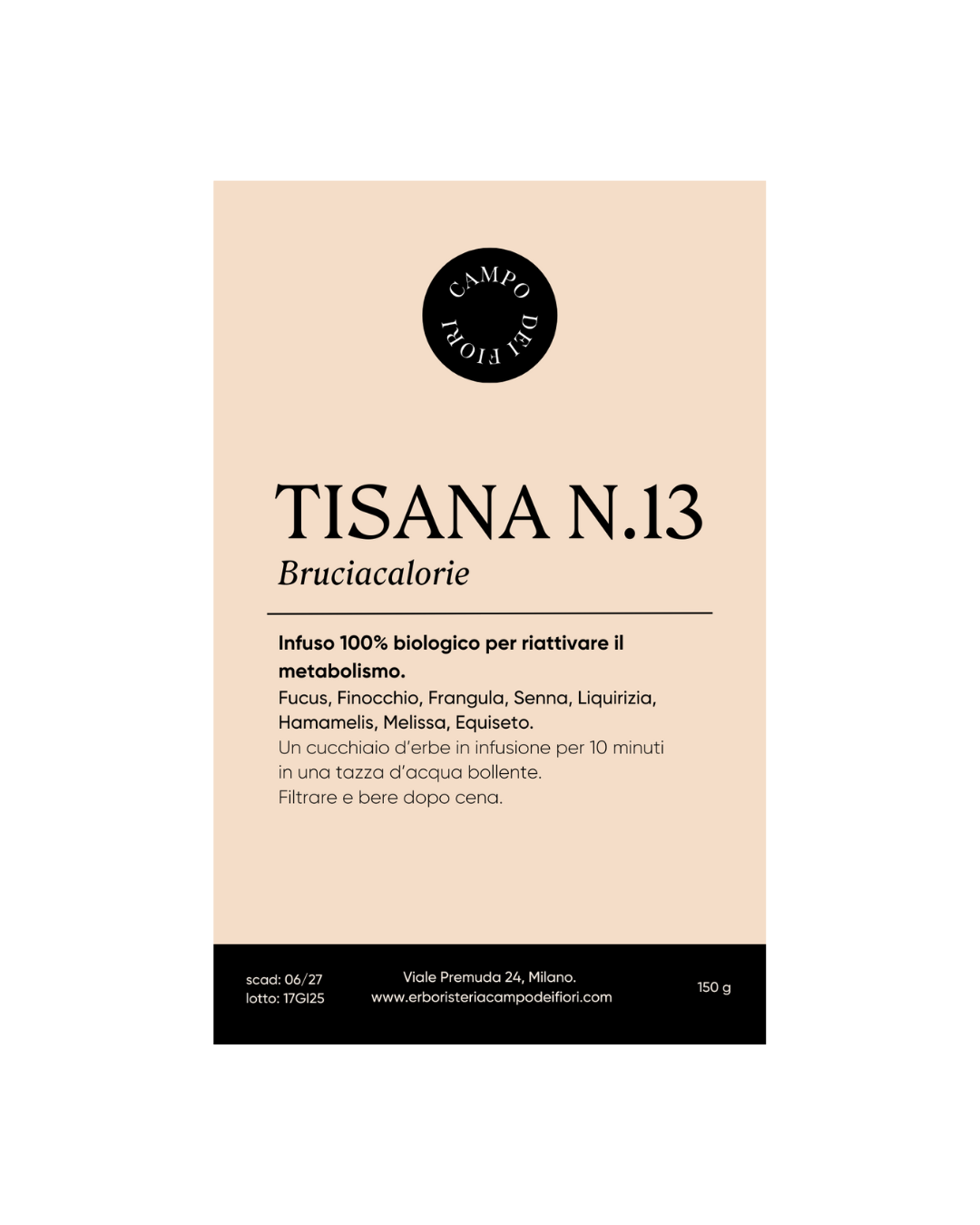Tisana Bruciacalorie